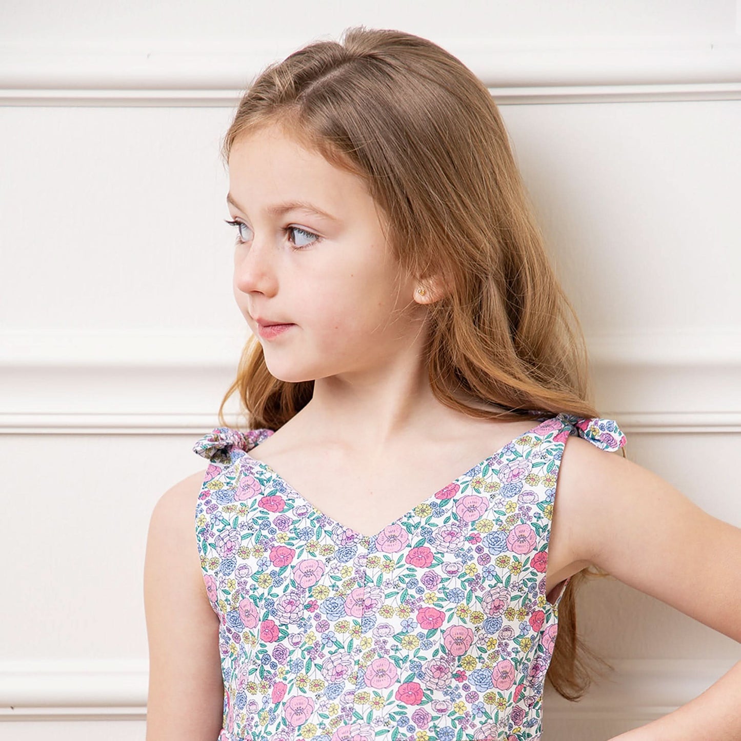 Bow Shoulder Swing Dress - Baby