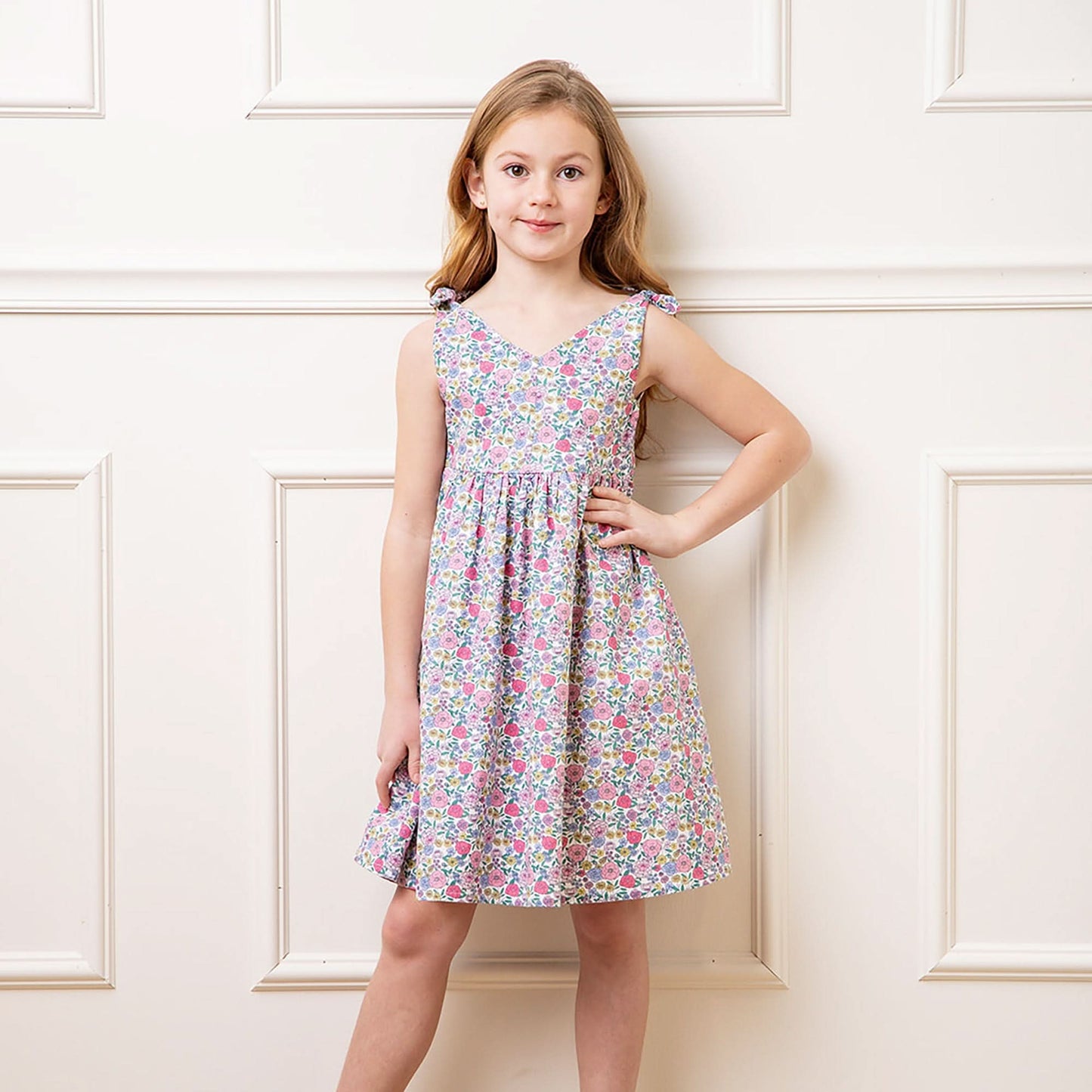 Bow Shoulder Swing Dress - Baby