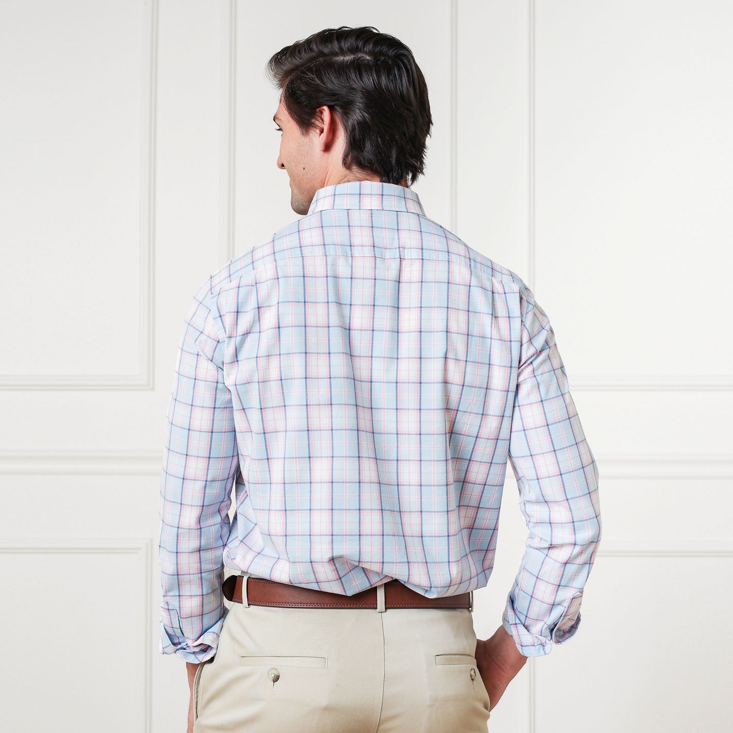 Stretch Organic Poplin Button Down Shirt