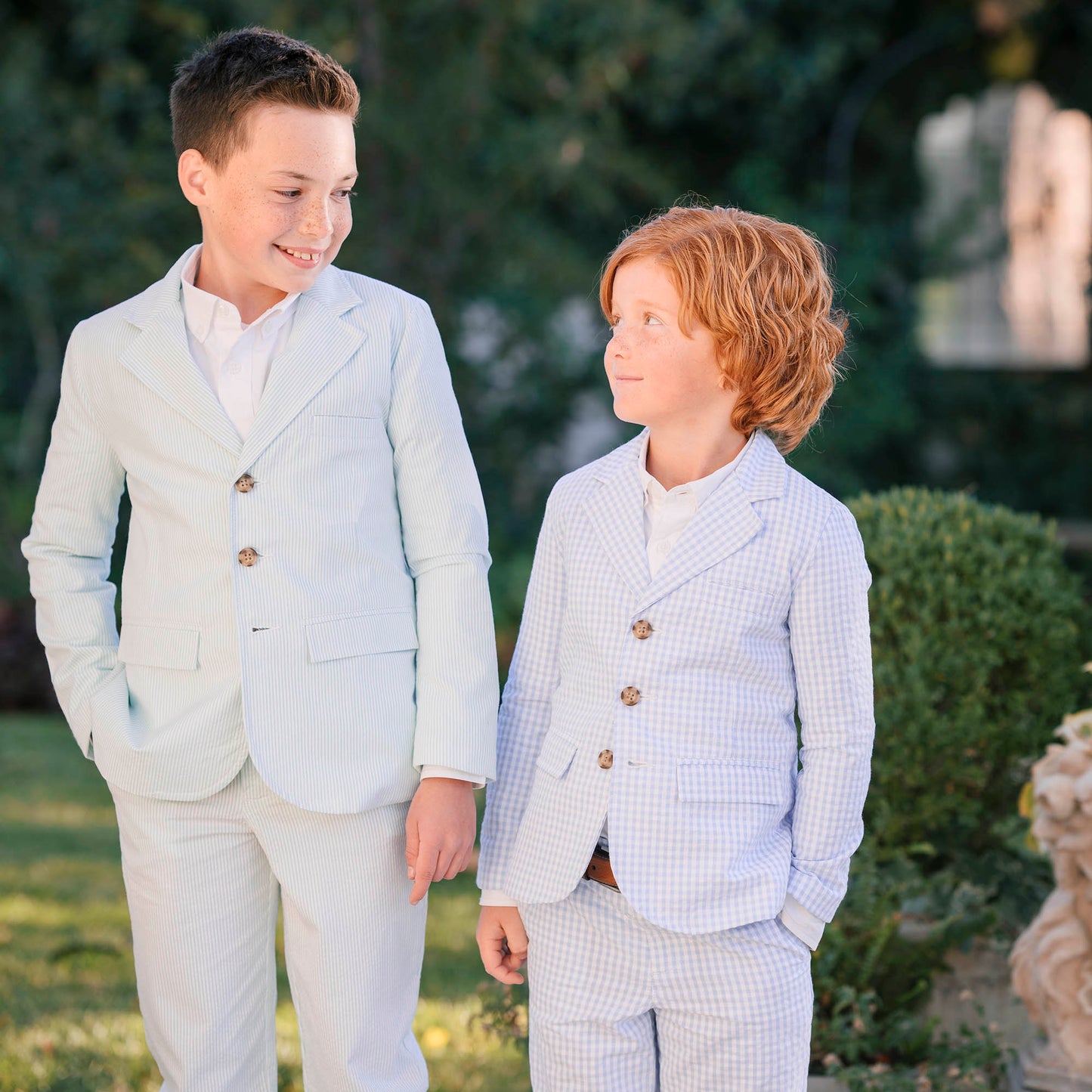Organic Seersucker Suit Jacket