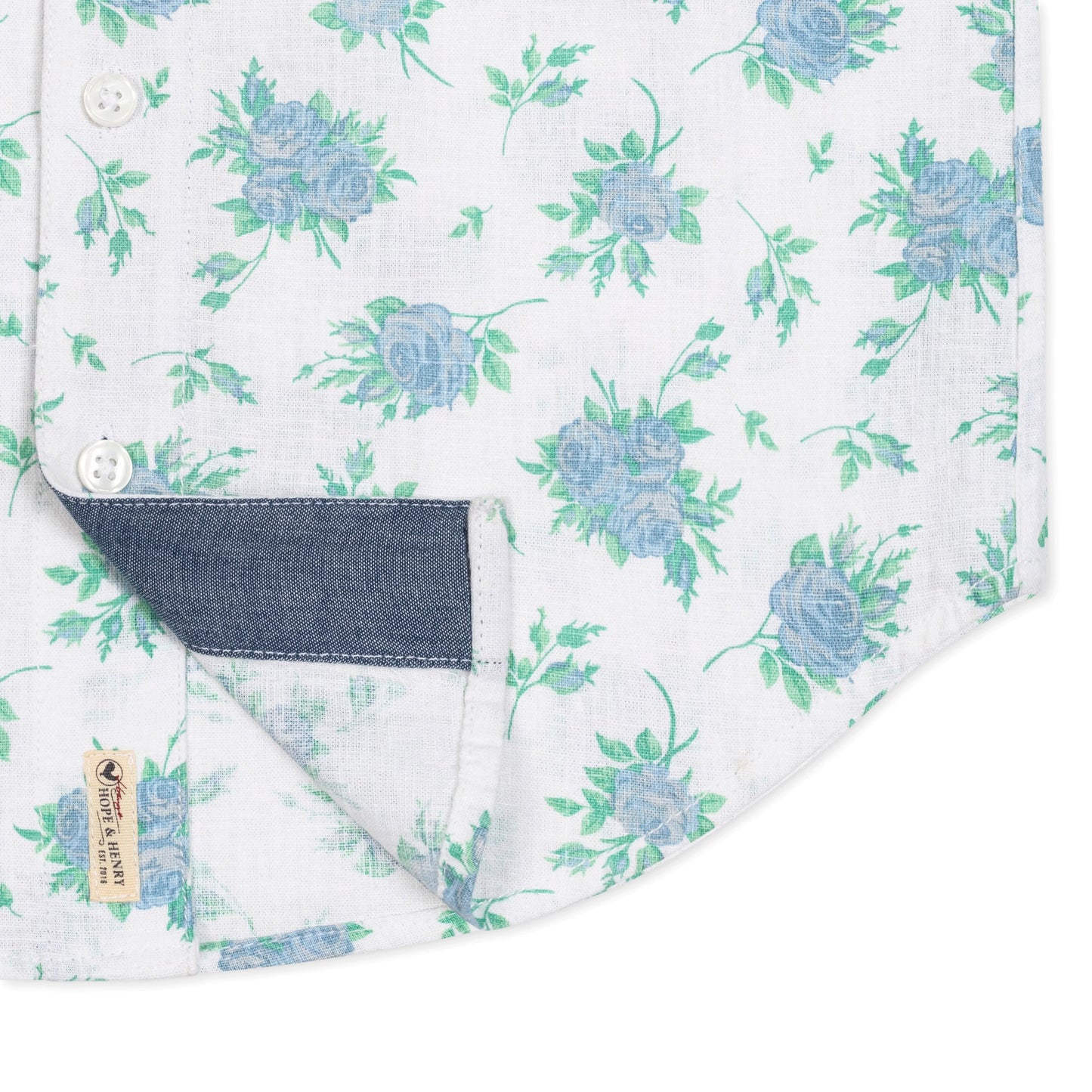 Linen Short Sleeve Button Down Shirt - Baby