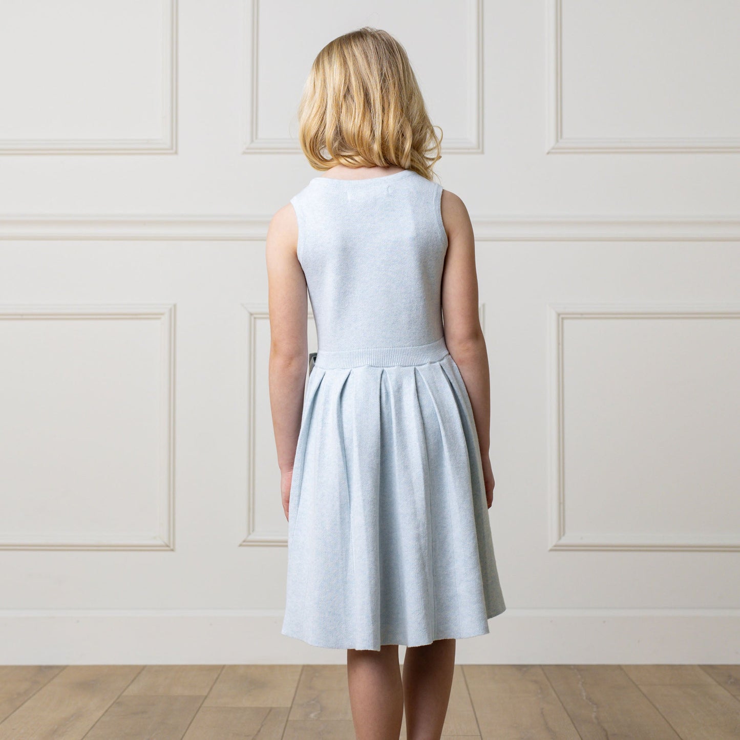 Organic Pleated Sweater Dress