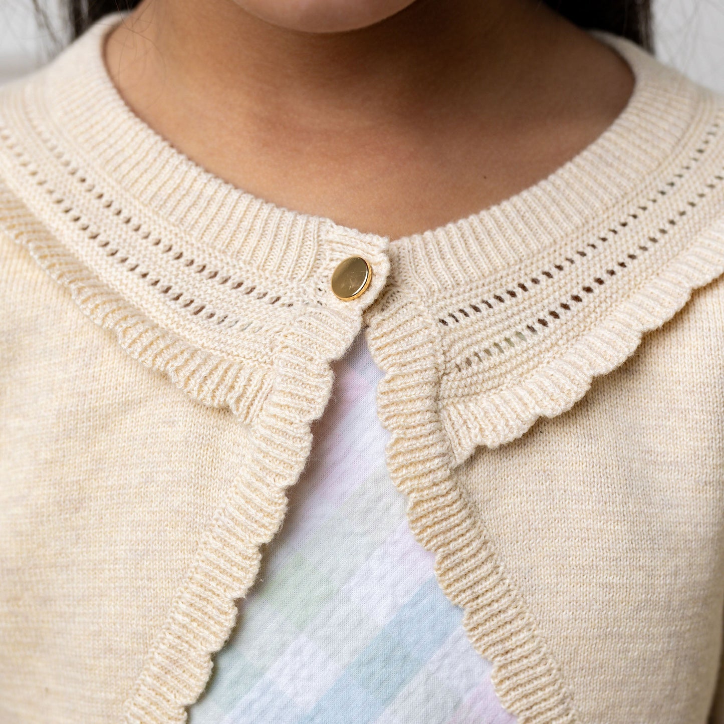 Organic Cropped Special Cardigan