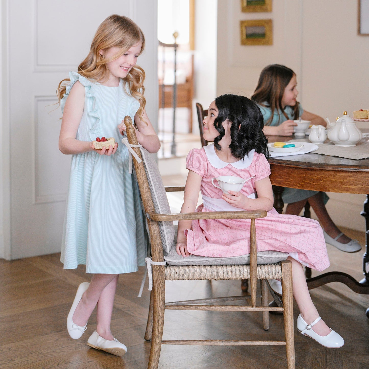 Organic Sateen Peter Pan Collar Dress