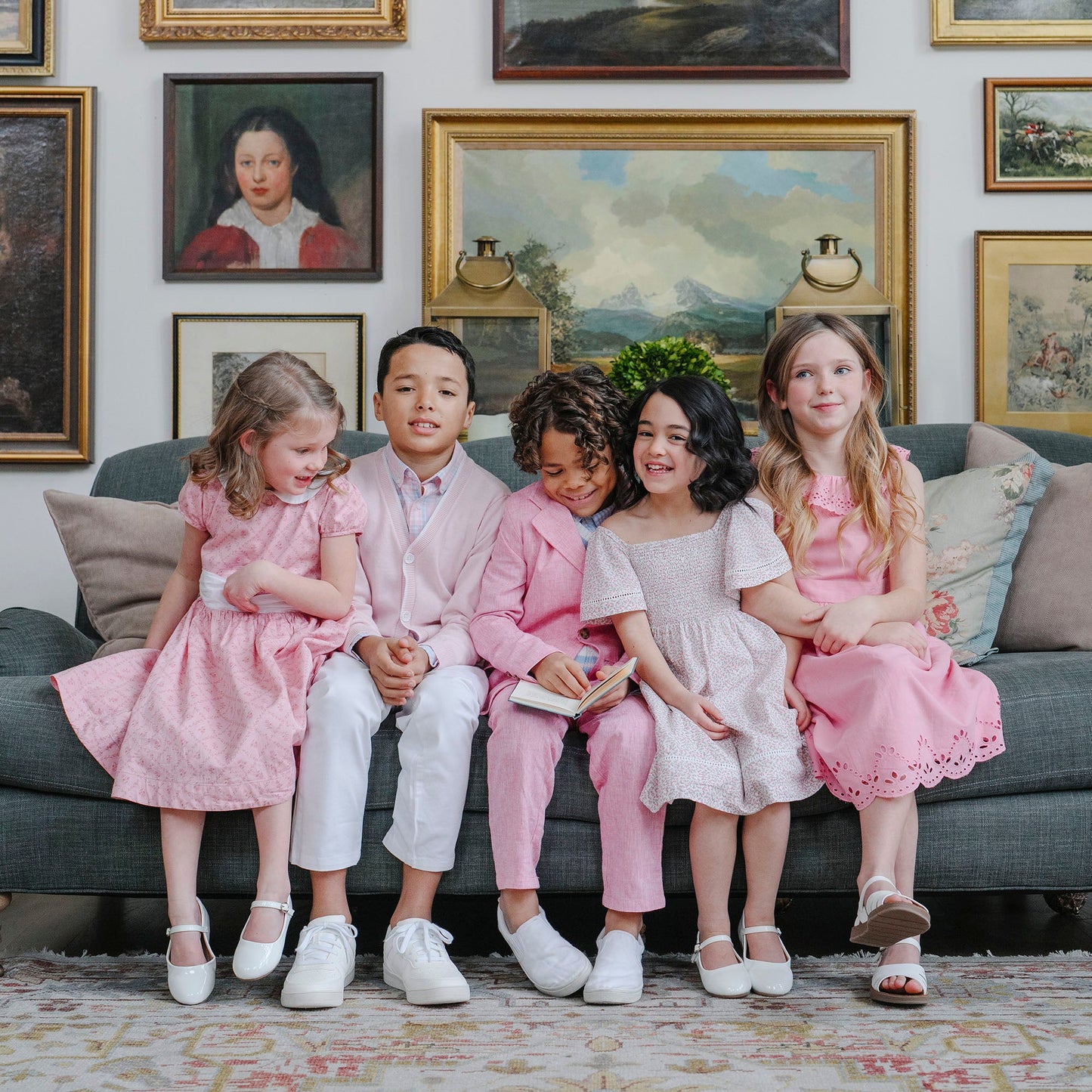 Organic Ruffle Collar Party Dress