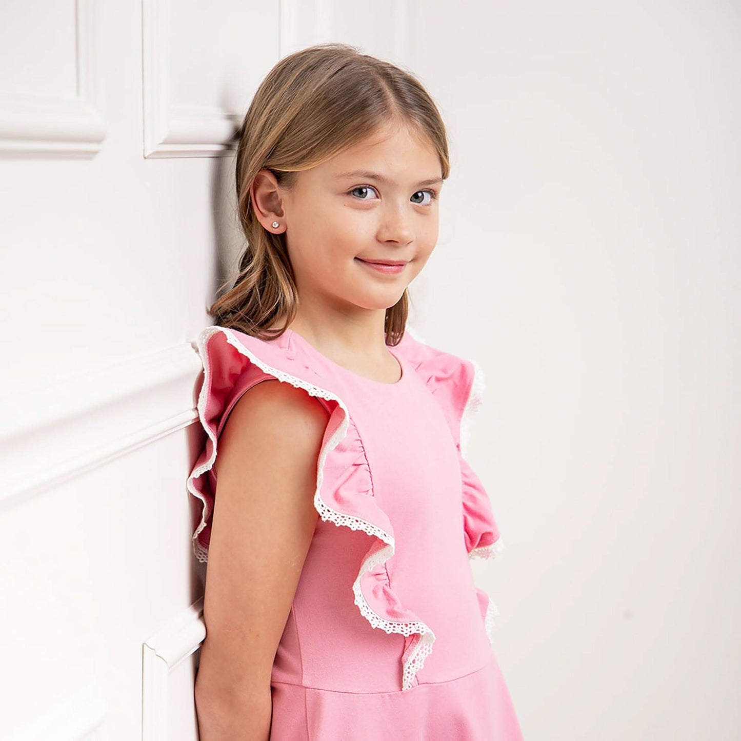 Sleeveless Organic Knit Pinafore Dress - Baby