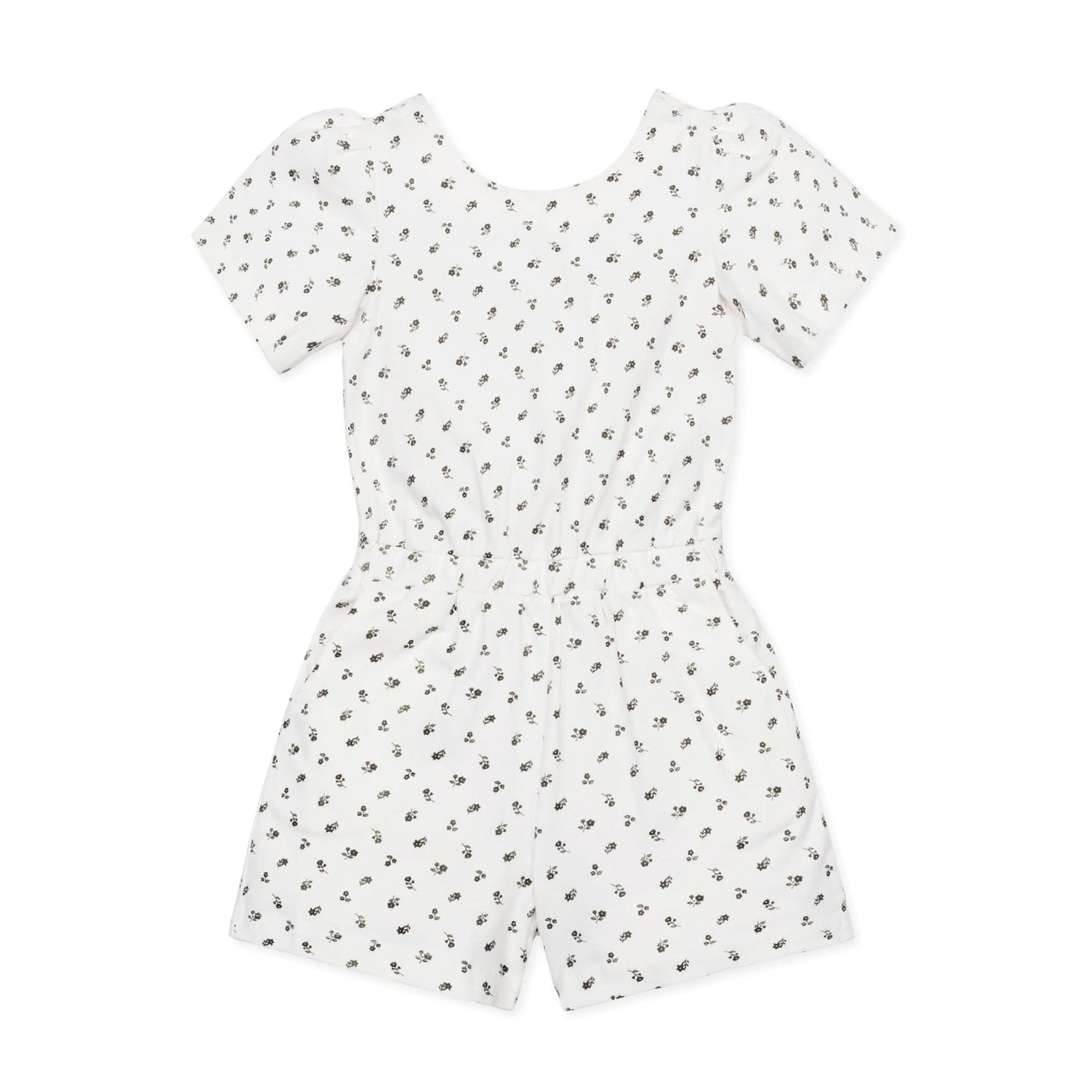 Organic Knit Flutter Romper - Baby