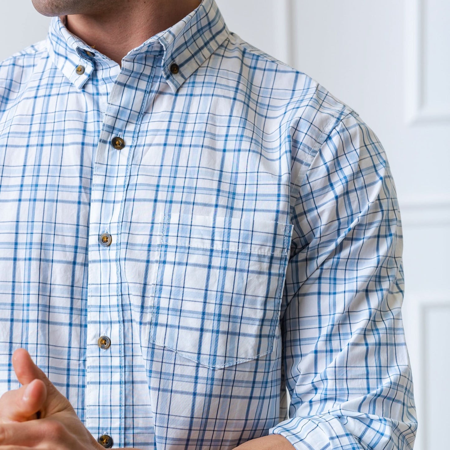 Poplin Button Down Shirt