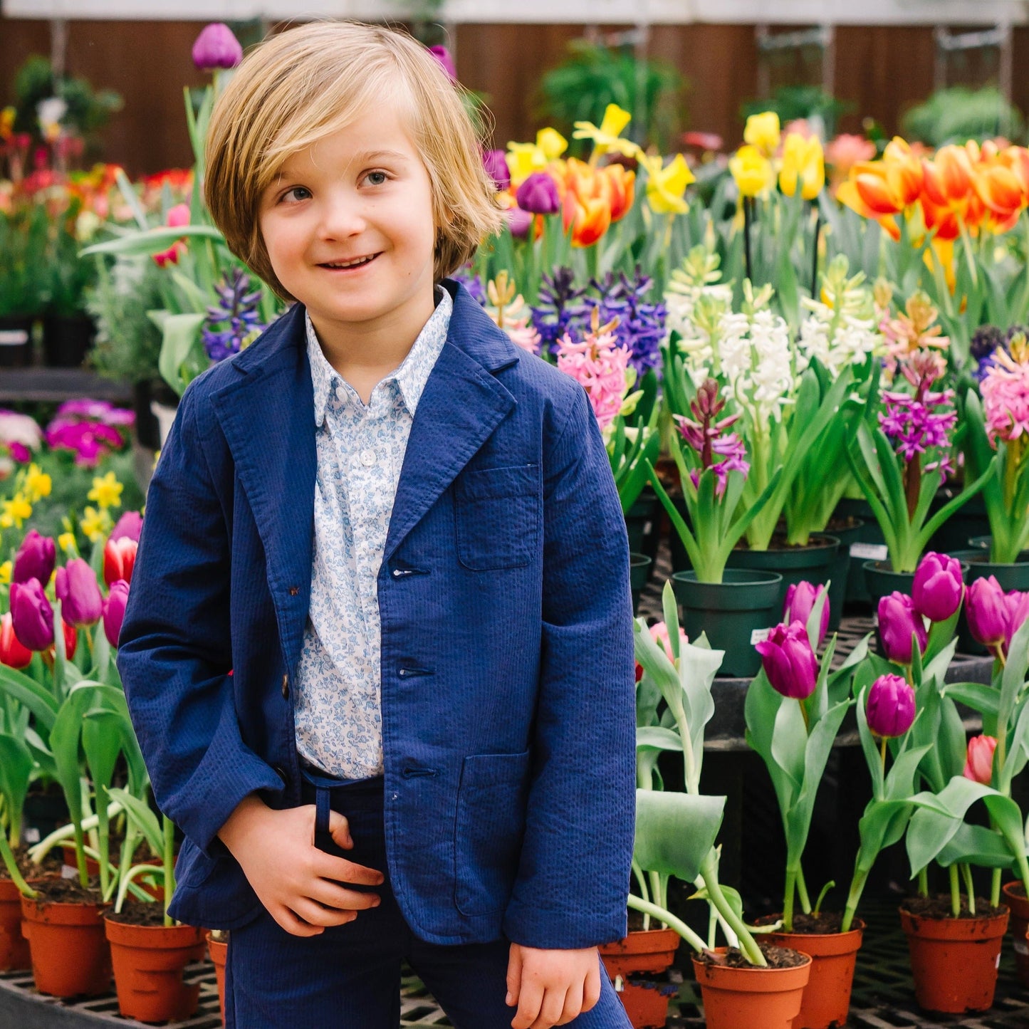 Organic Seersucker Suit Jacket