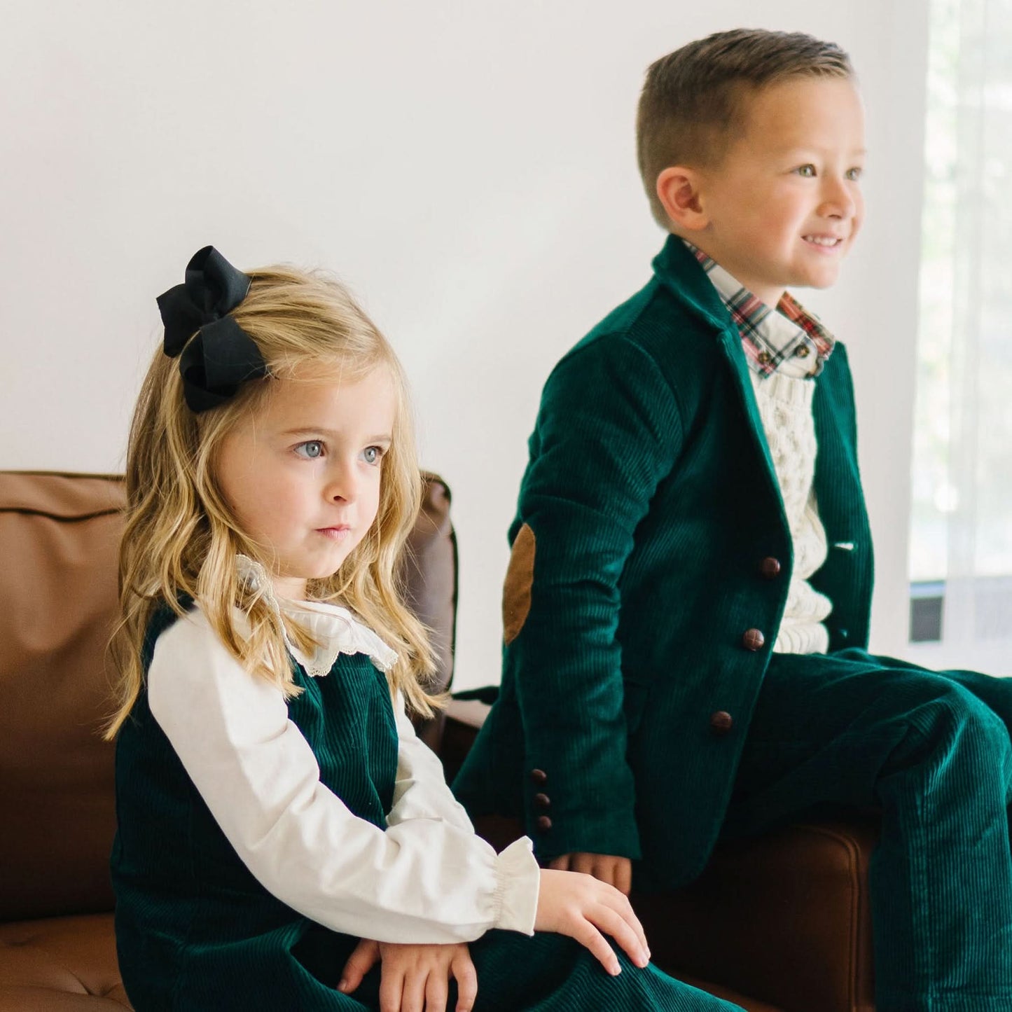 Organic Corduroy Blazer with Elbow Patches