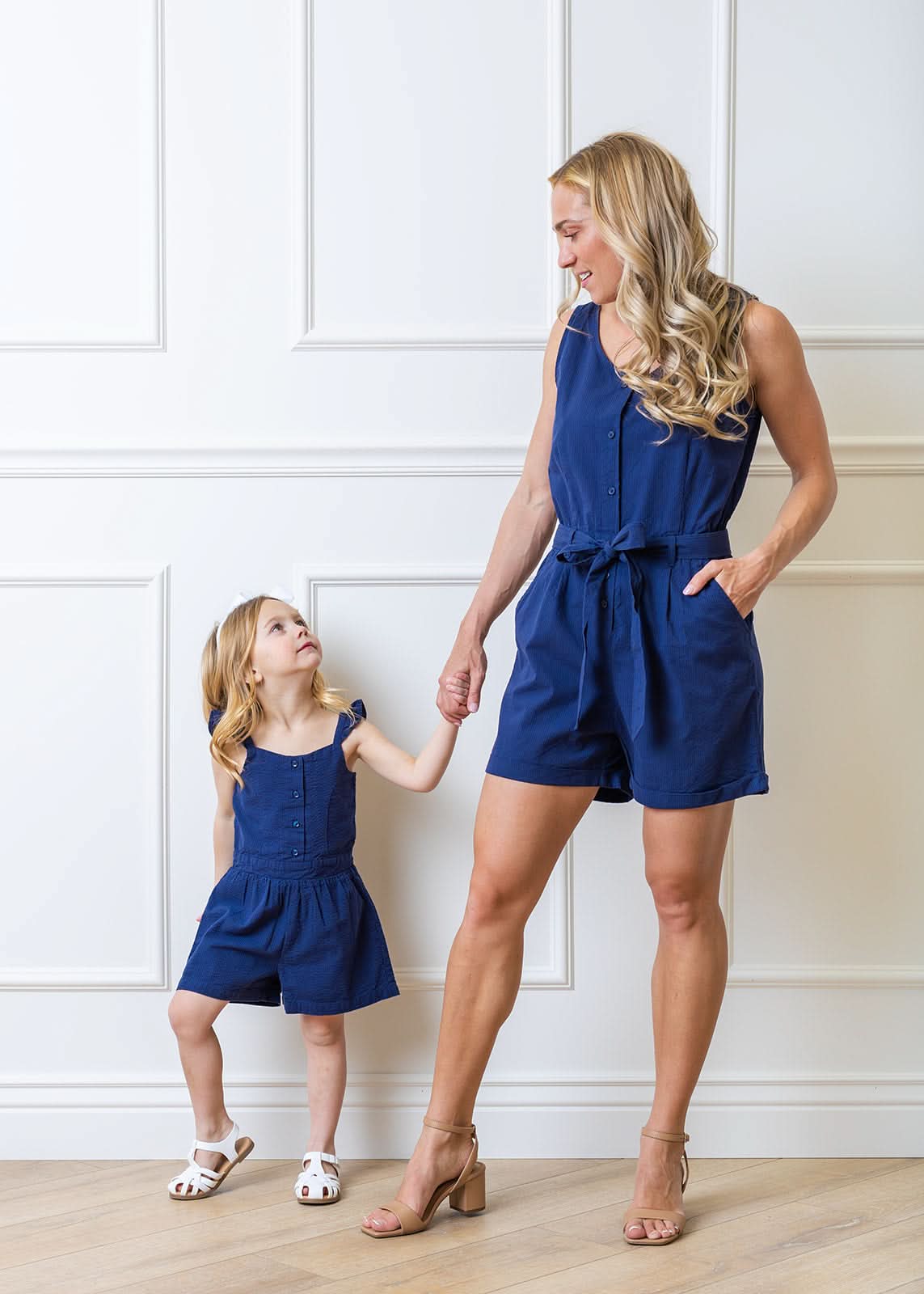 Flutter Button Front Romper