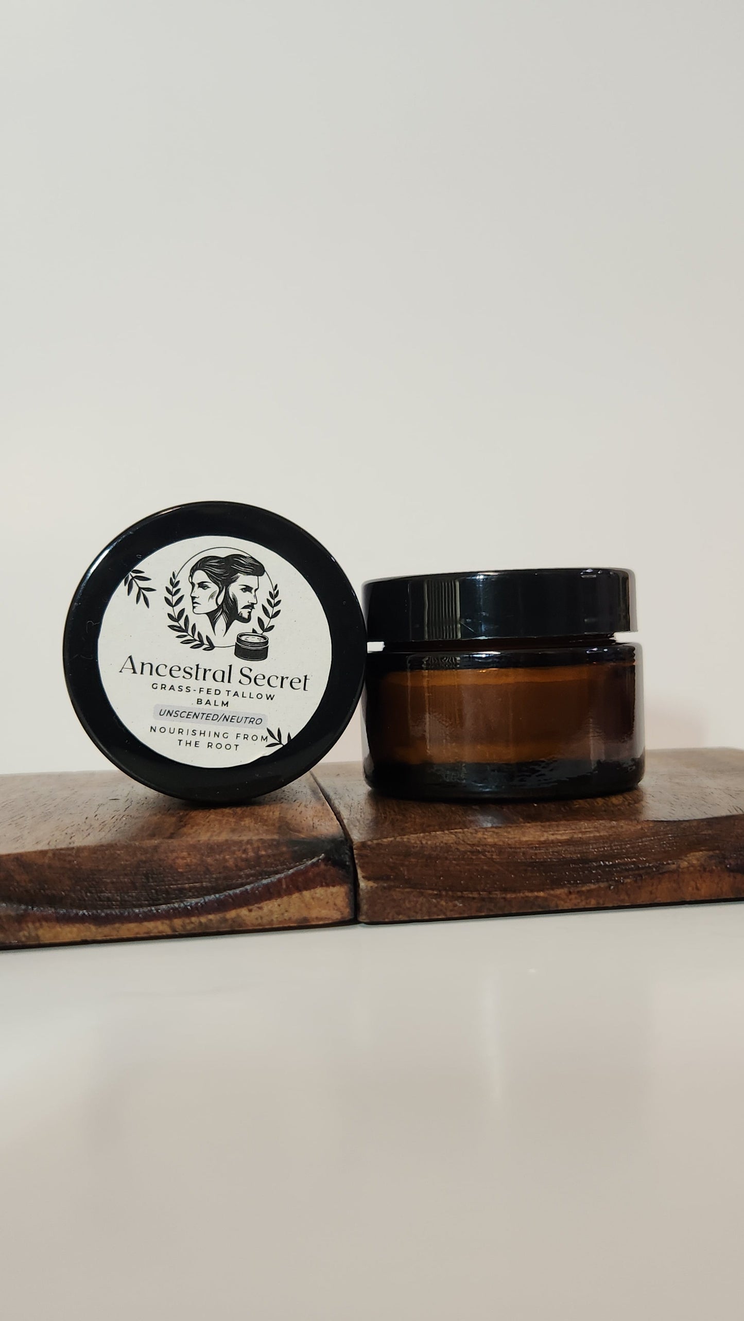 Unscented tallow balm for sensitive skin - 0.55 Oz | 2 Oz