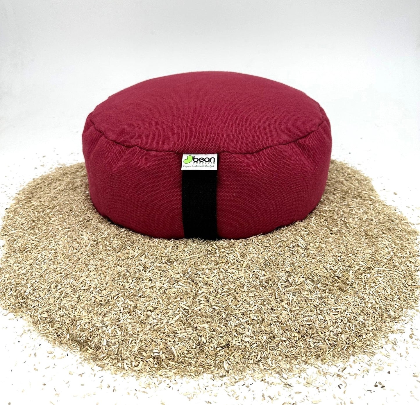 Zafu Meditation Cushion 100% Hemp - Hemp Fabric and Hemp Hurd Filling from Midwest USA CARBON NEGATIVE