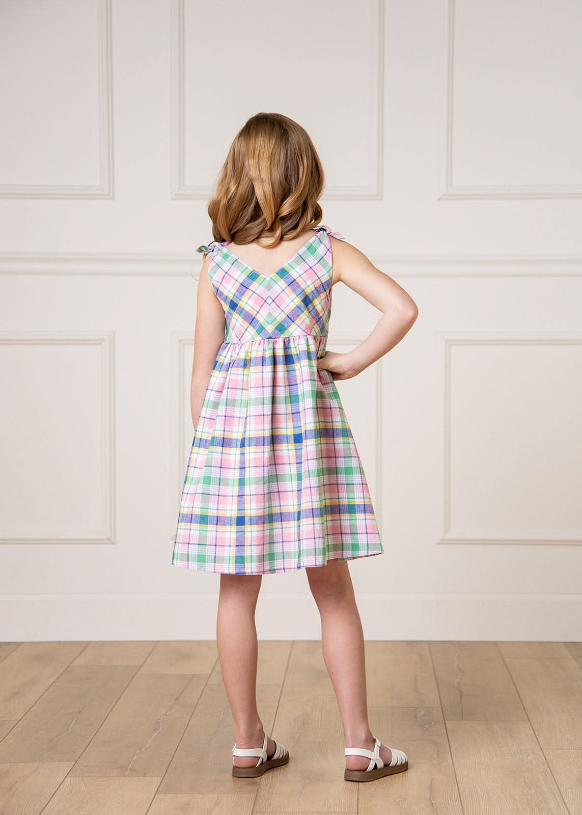 Bow Shoulder Swing Dress - Baby