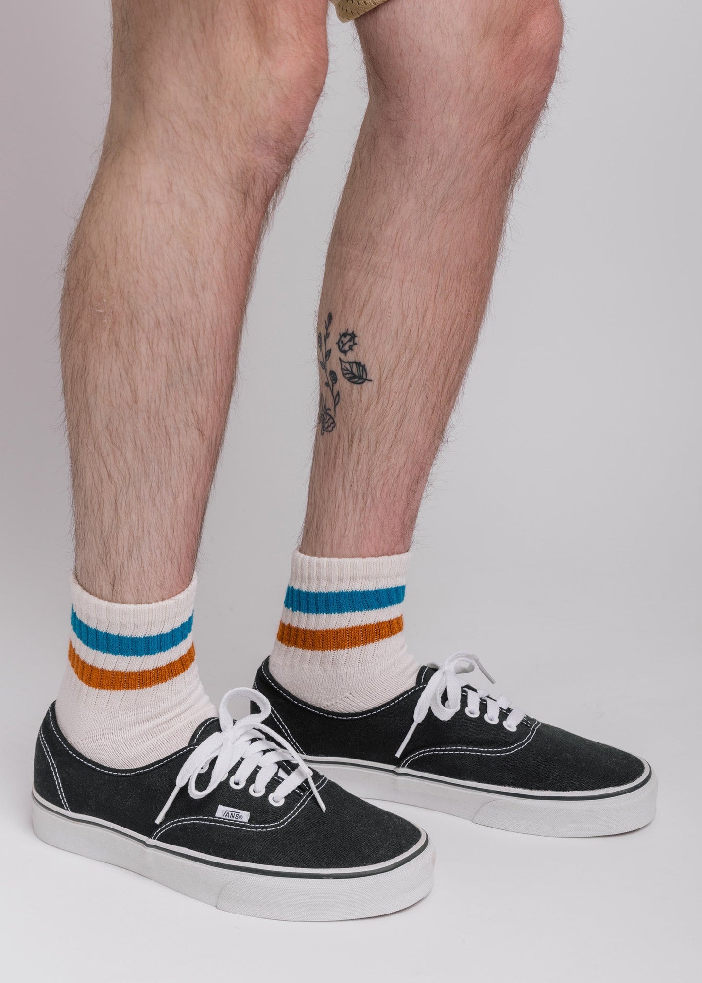 The Retro Stripe Quarter Crew