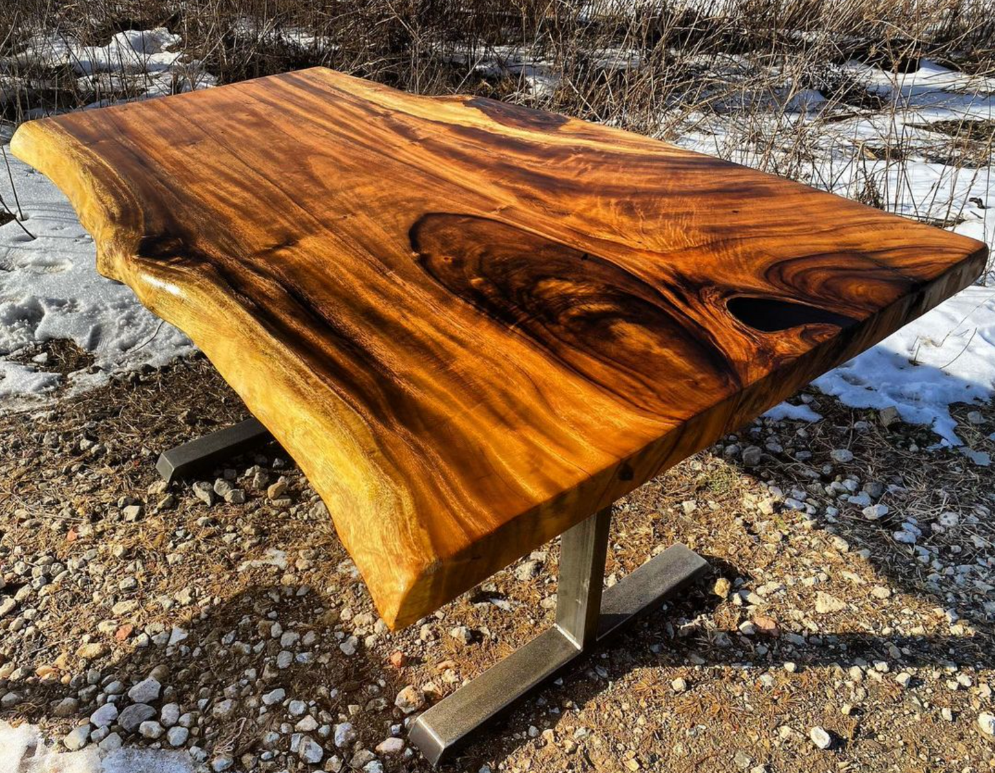 Live Edge Acacia Desk