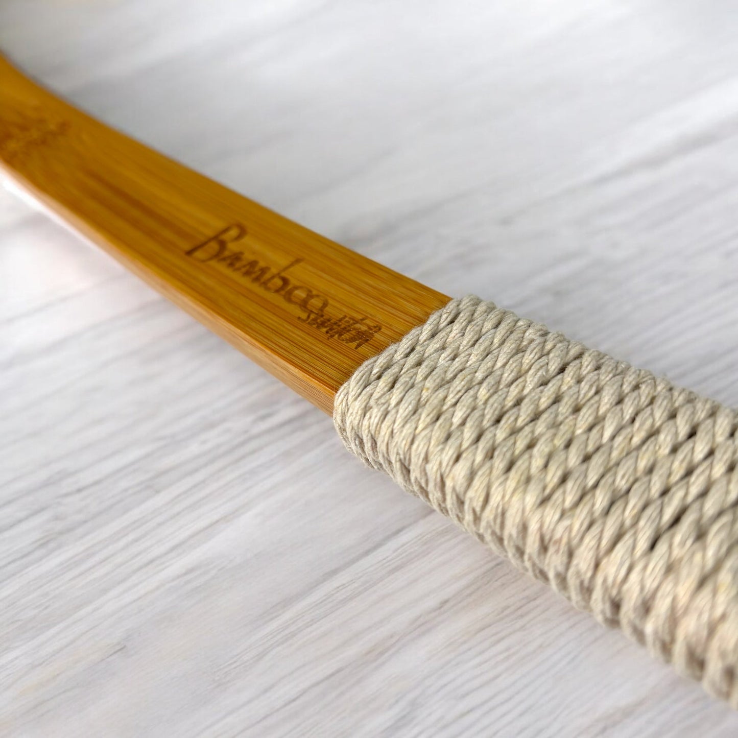 Bamboo Dry Brush | Curved Handle