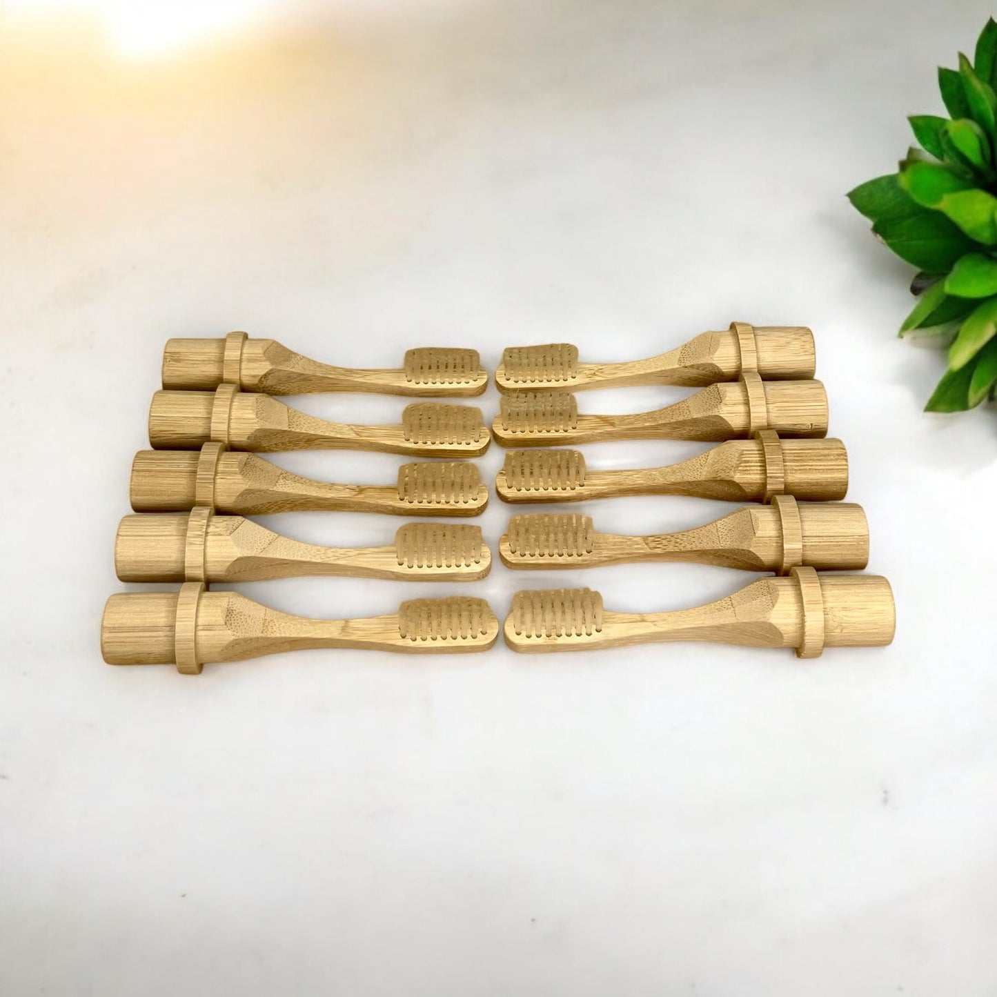 Bamboo Travel Toothbrush With Natural Bristles