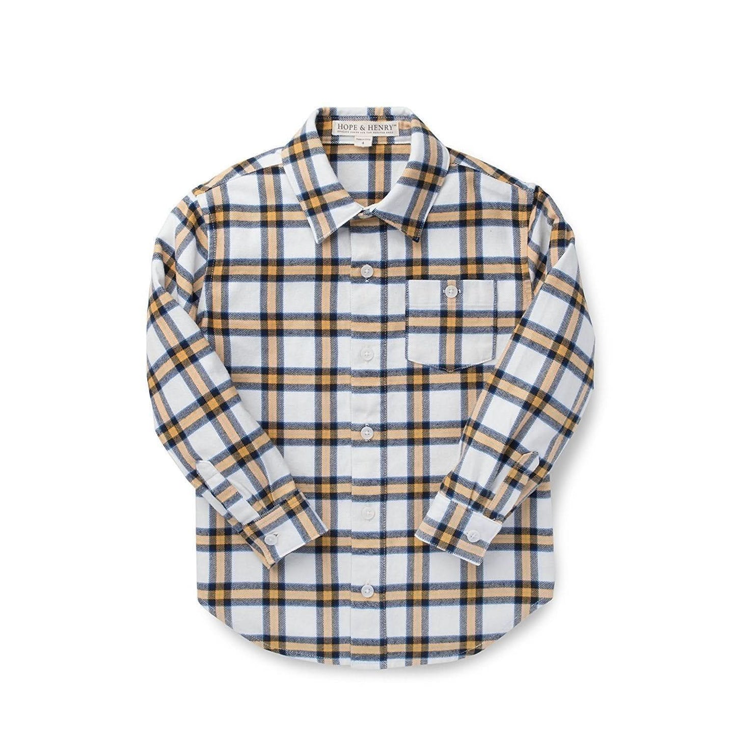 Brushed Flannel Button Down Shirt - Baby