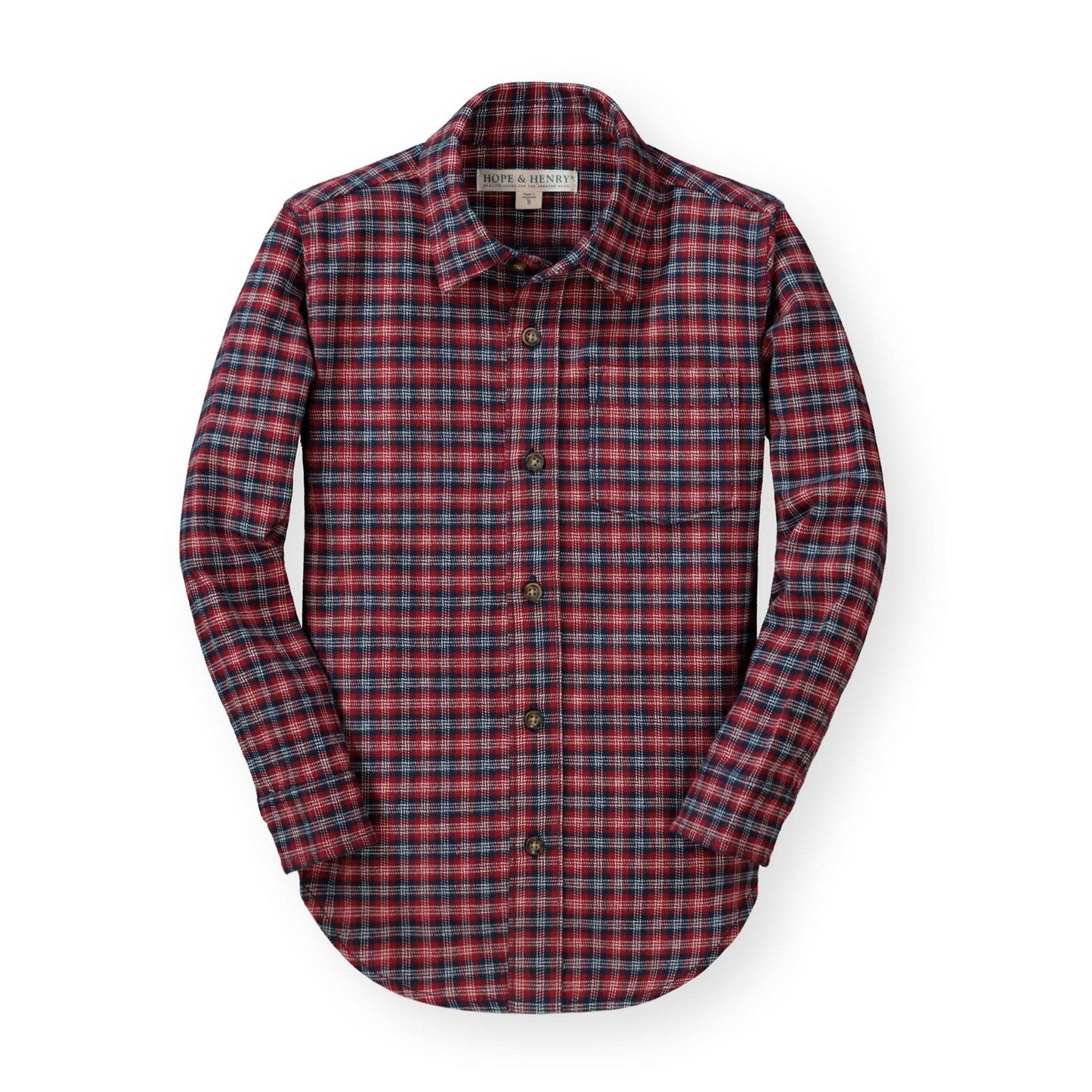Brushed Flannel Button Down Shirt