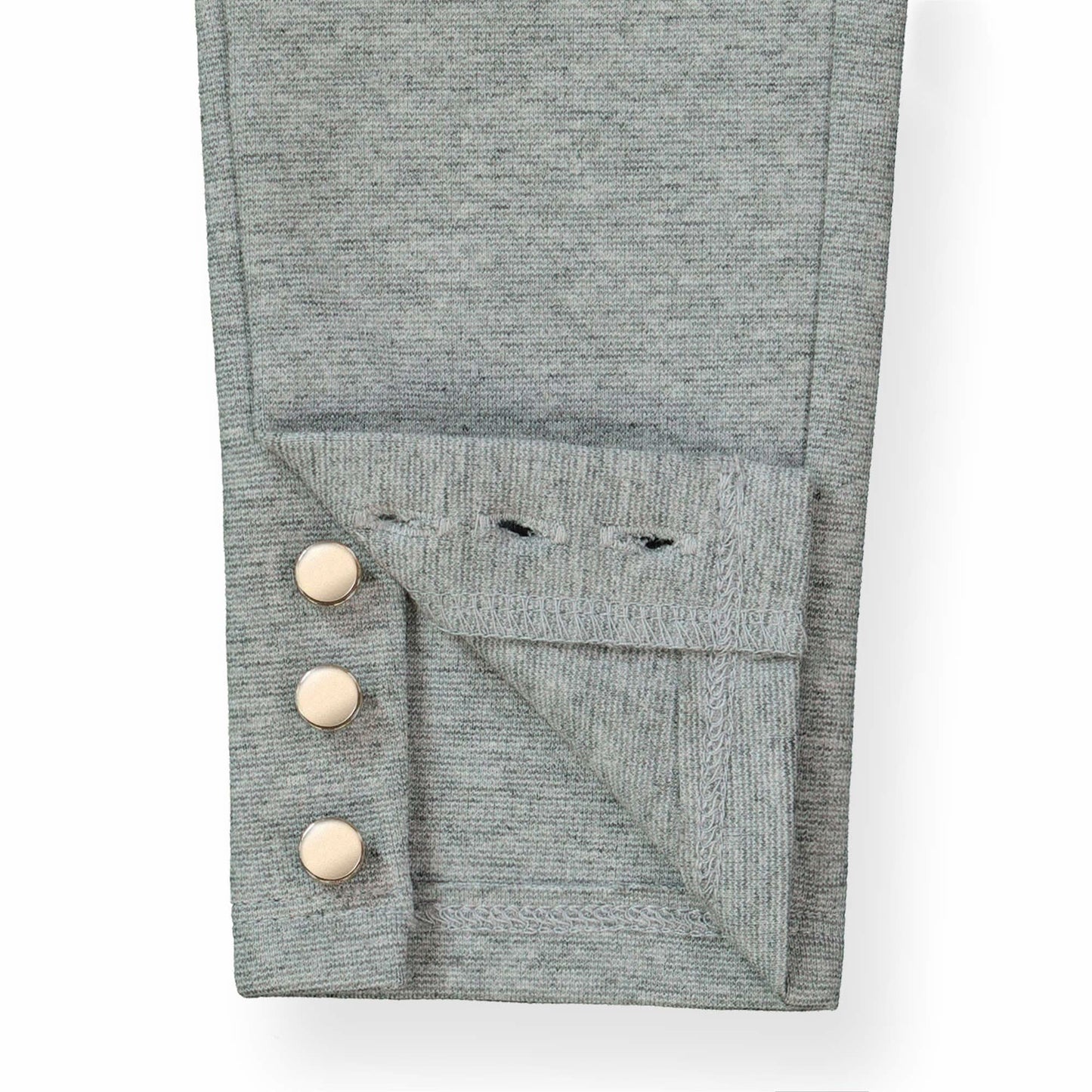 Button Cuff Ponte Pant - Baby