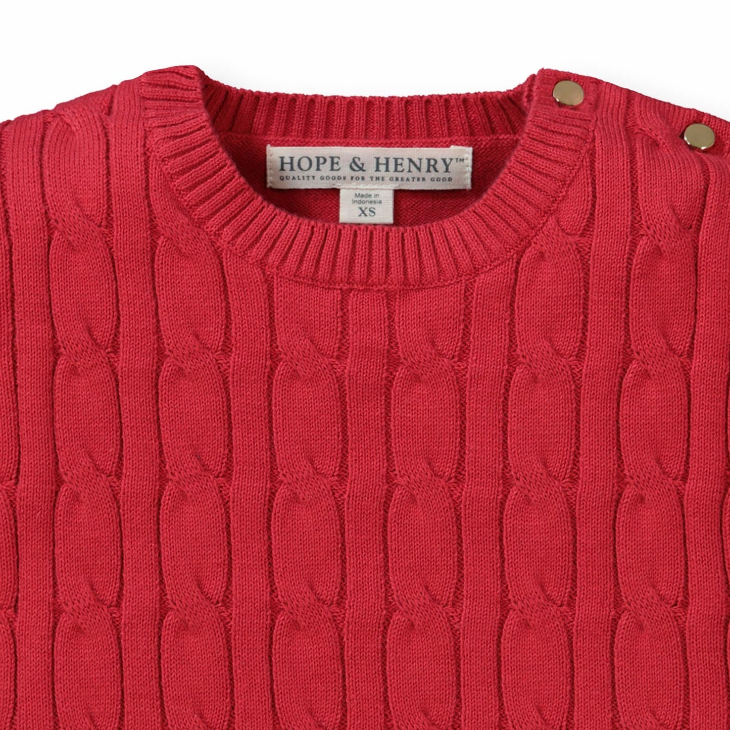 Cable Front Sweater