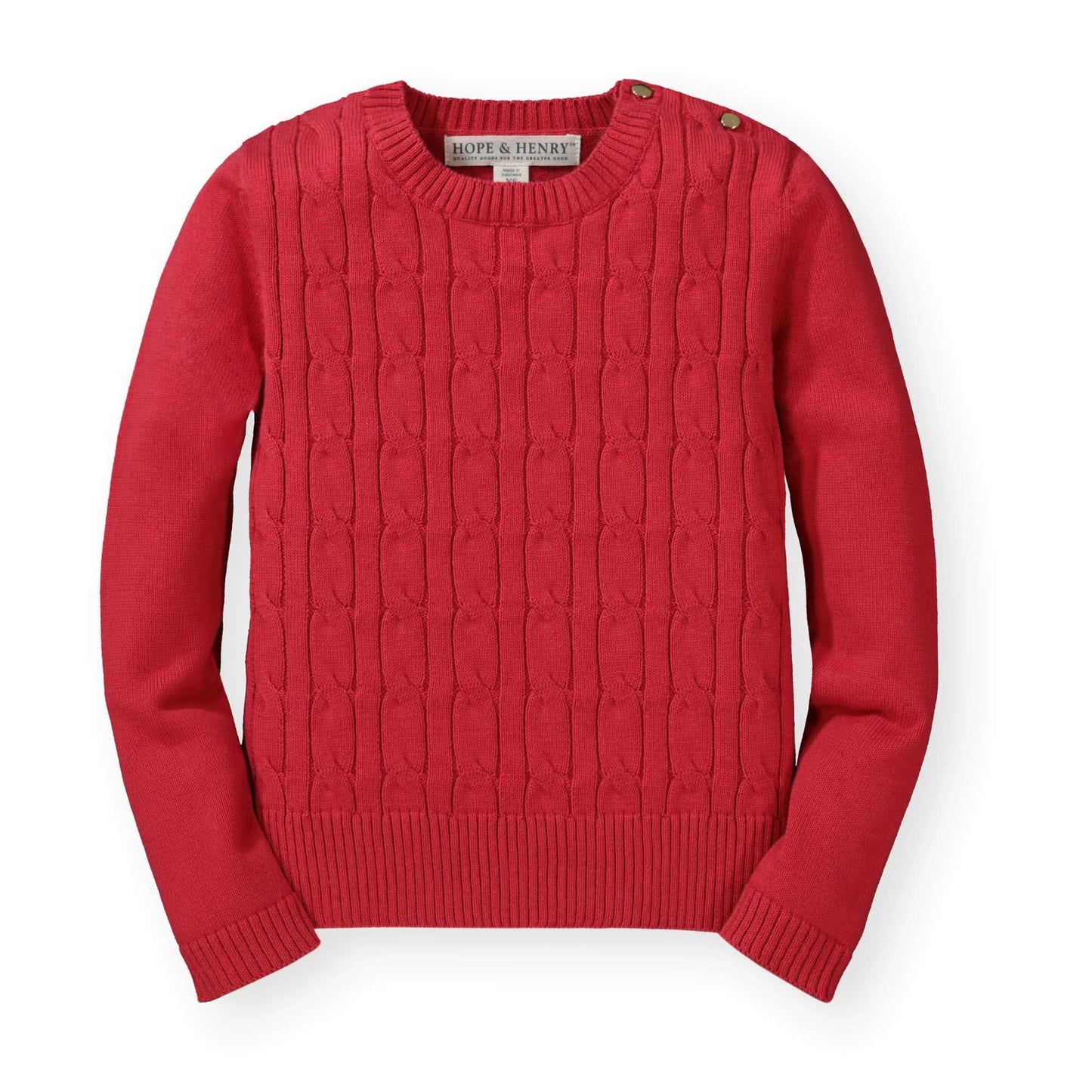Cable Front Sweater
