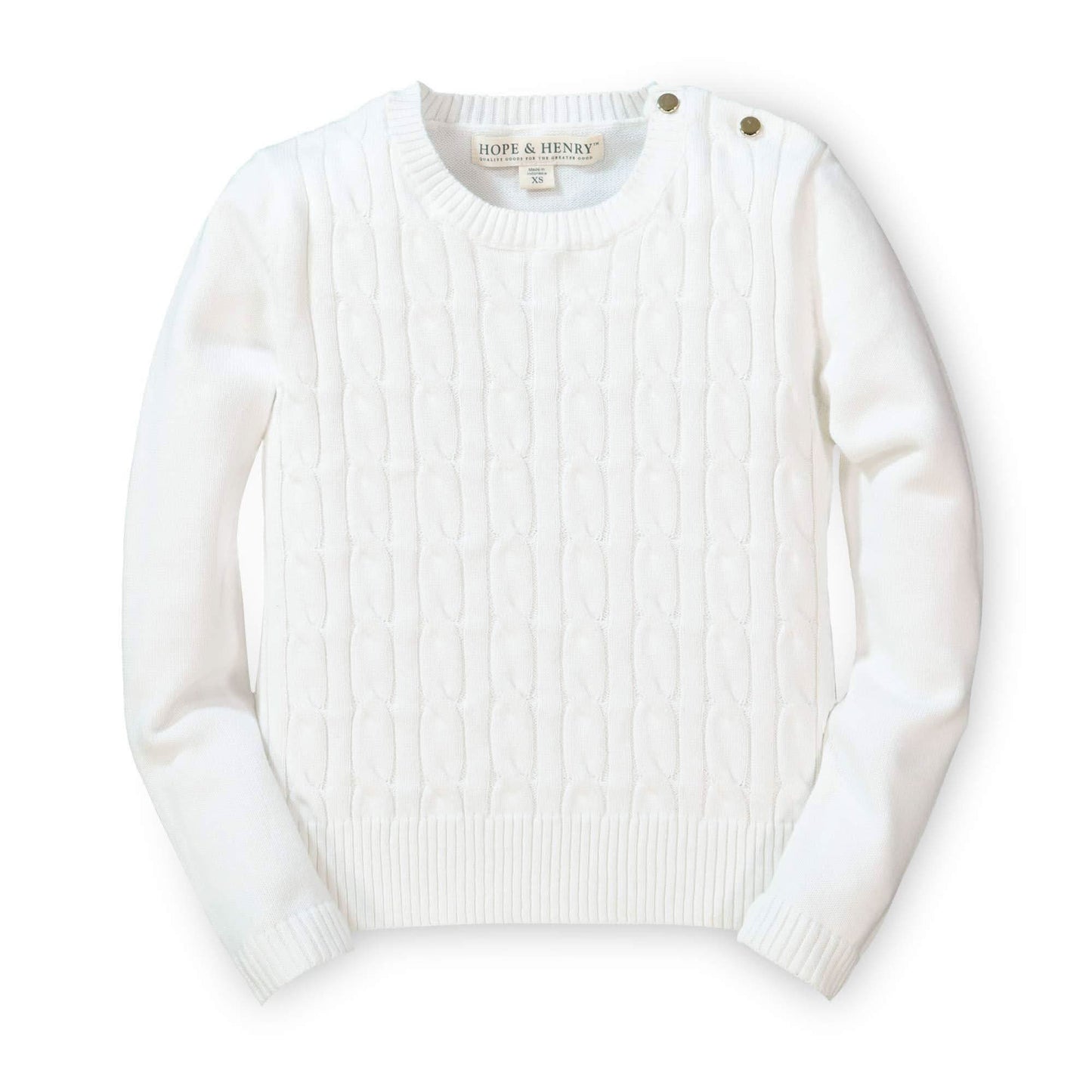 Cable Front Sweater