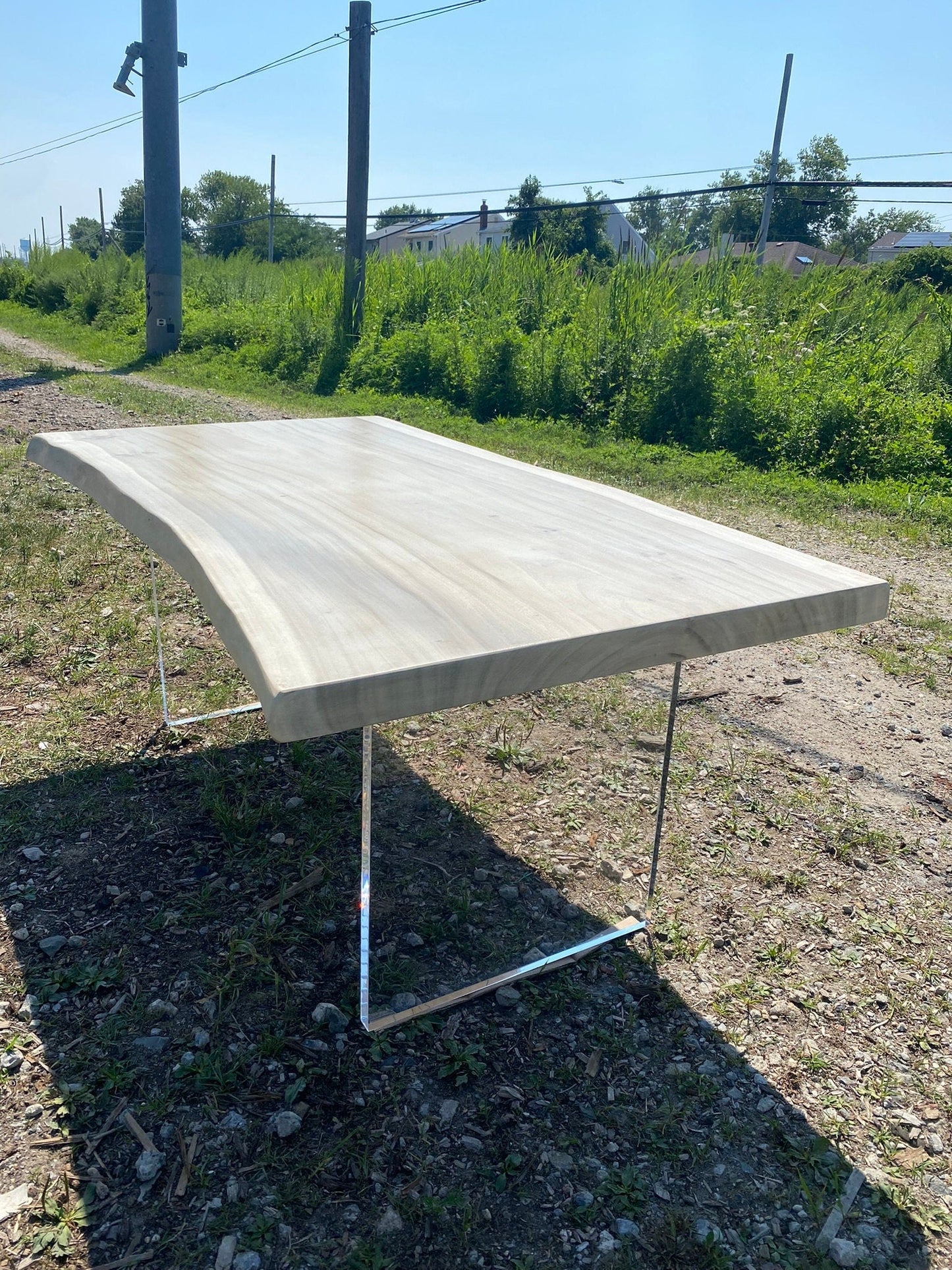 Live Edge Acacia Single Slab Table