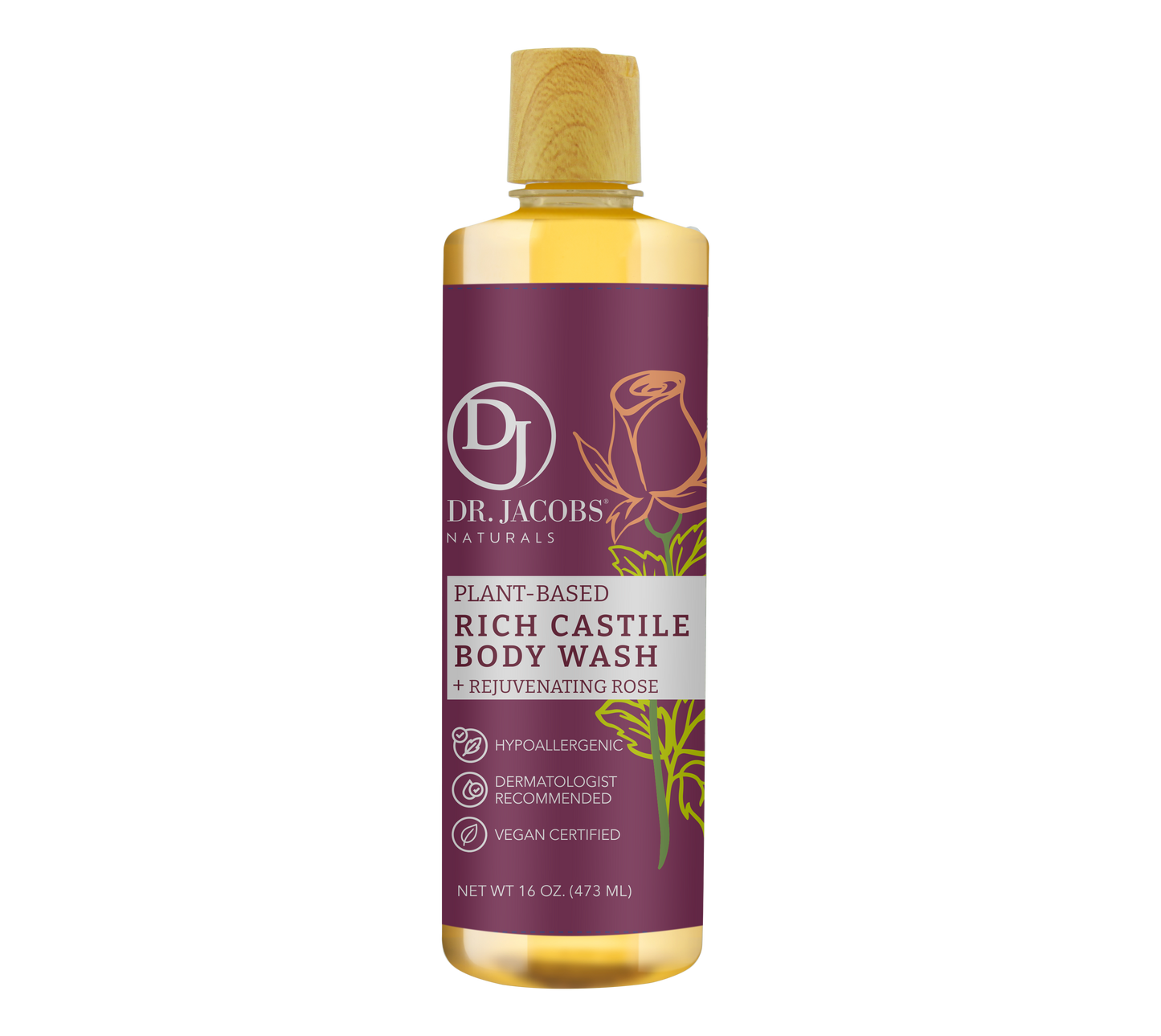 Rose Castile Body Wash (All American)