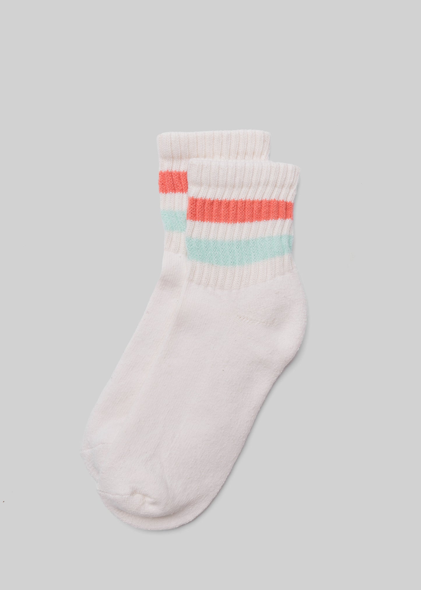The Retro Stripe Quarter Crew