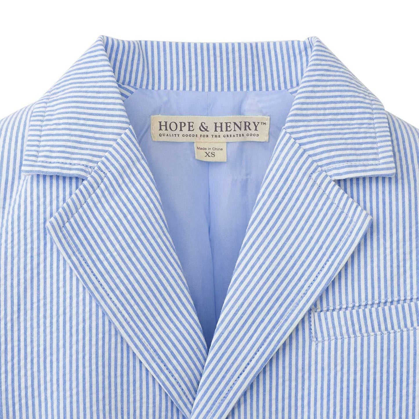 Organic Seersucker Suit Jacket - Baby