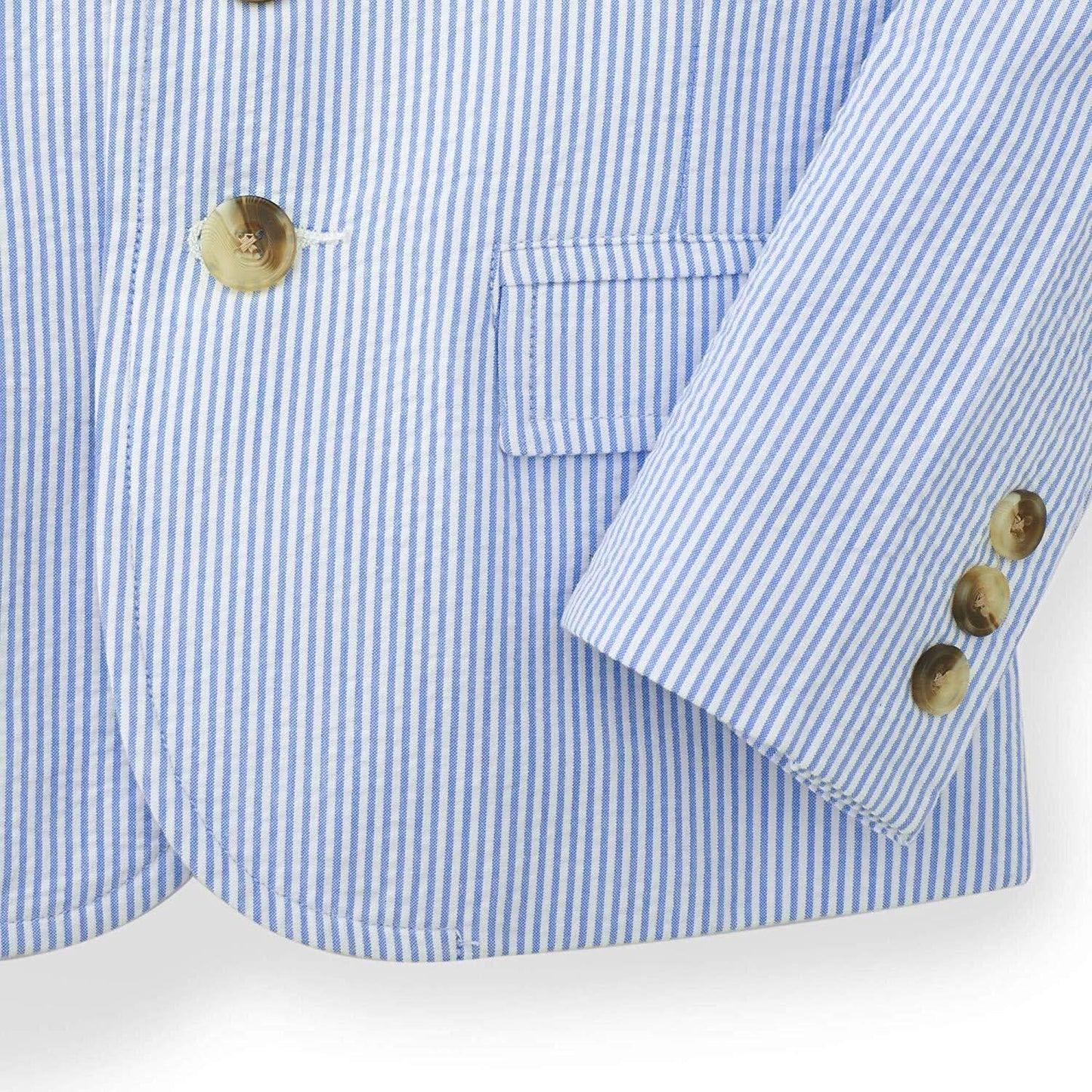Organic Seersucker Suit Jacket - Baby