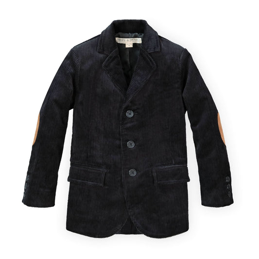 Organic Corduroy Blazer with Elbow Patches