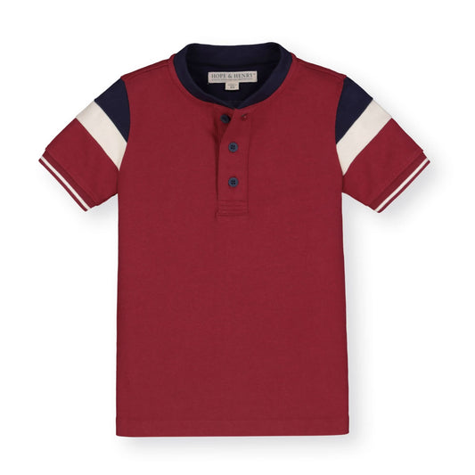 Short Sleeve Henley Tee