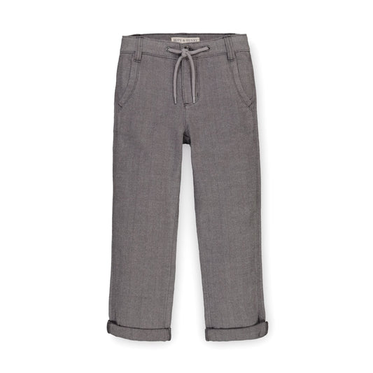 Rolled Cuff Organic Pant with Drawstring - Baby