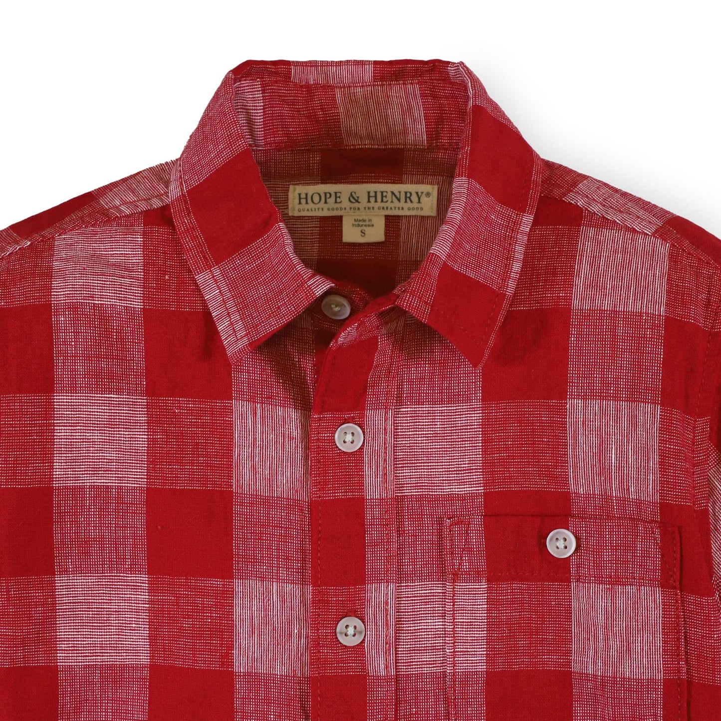 Linen Short Sleeve Button Down Shirt - Baby