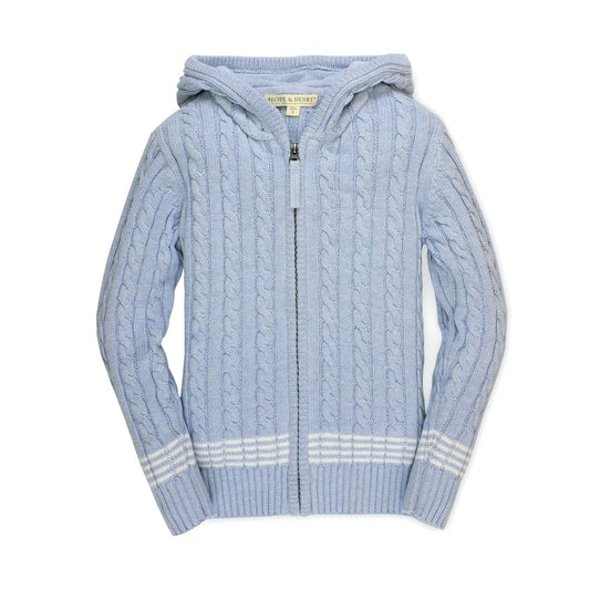 Zip-Up Textured Sweater
