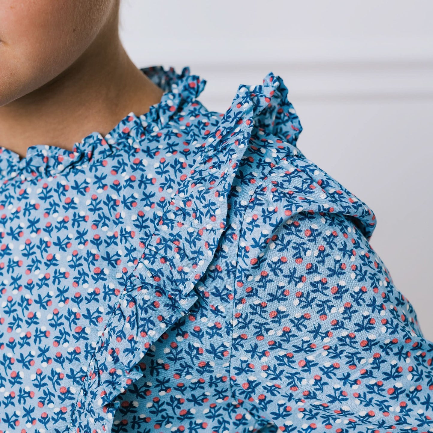 Ruffle Trim Dress - Made with Organic Cotton - Baby