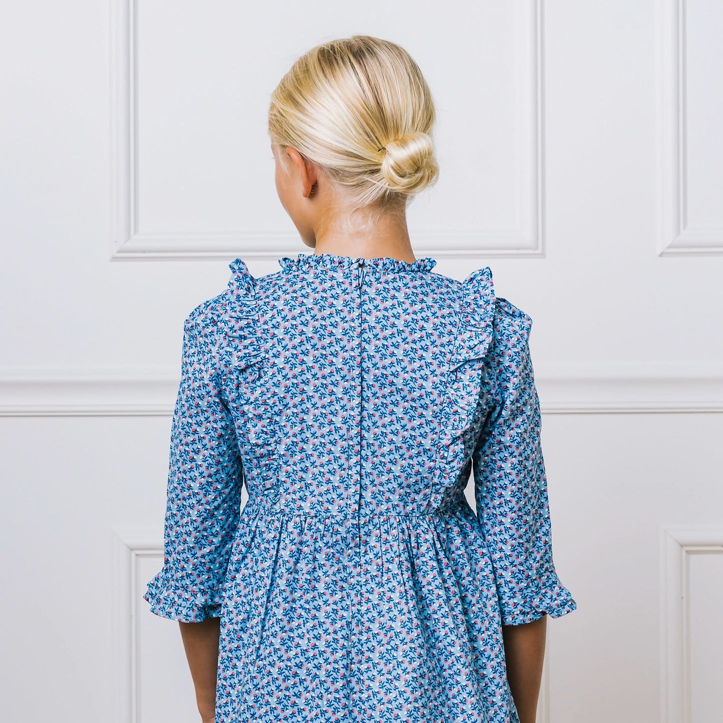 Ruffle Trim Dress - Made with Organic Cotton - Baby