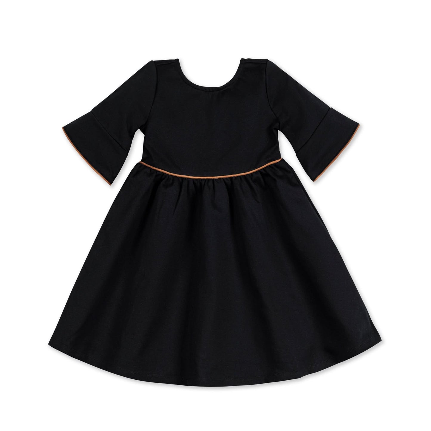 Ruffle Sleeve Ponte Dress