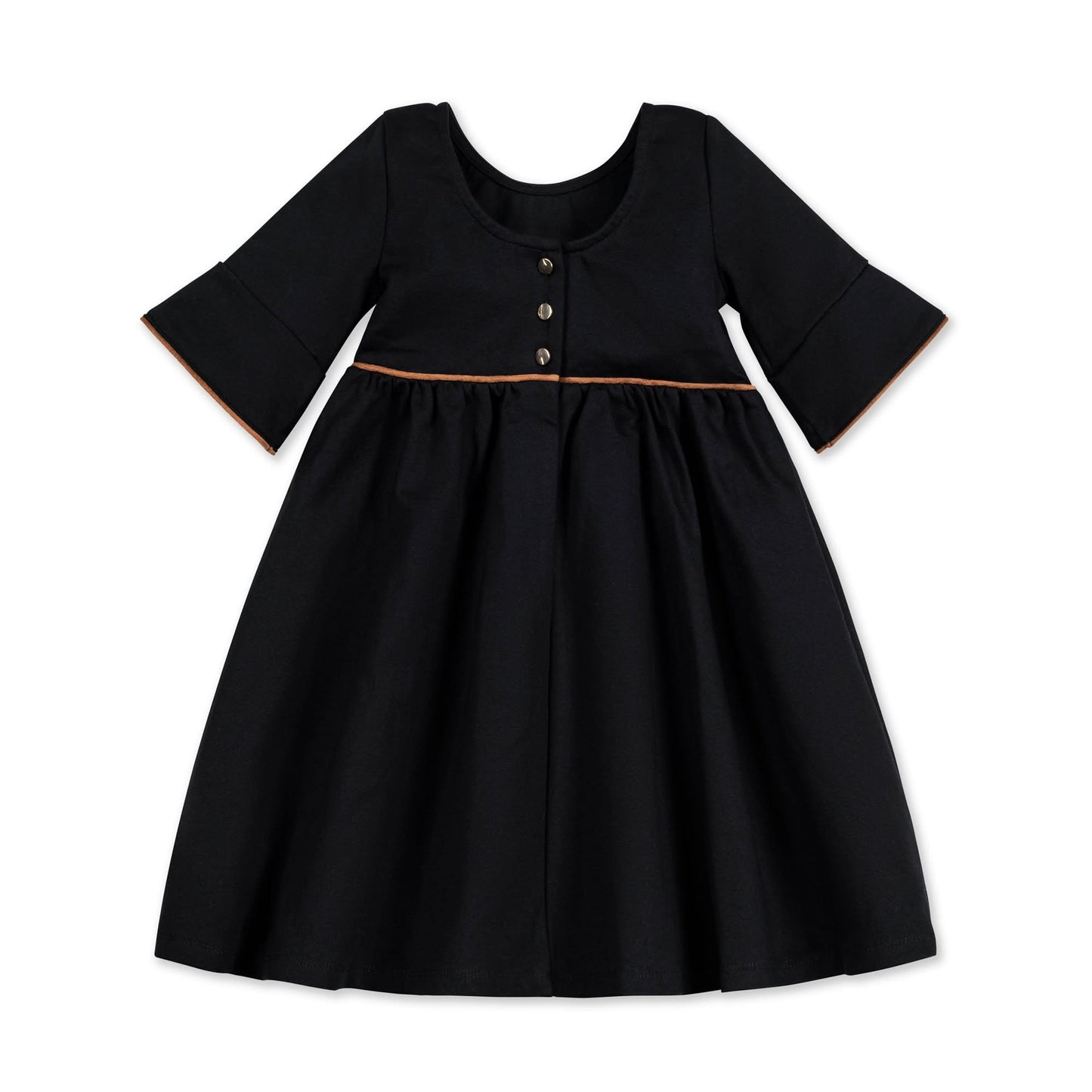 Ruffle Sleeve Ponte Dress