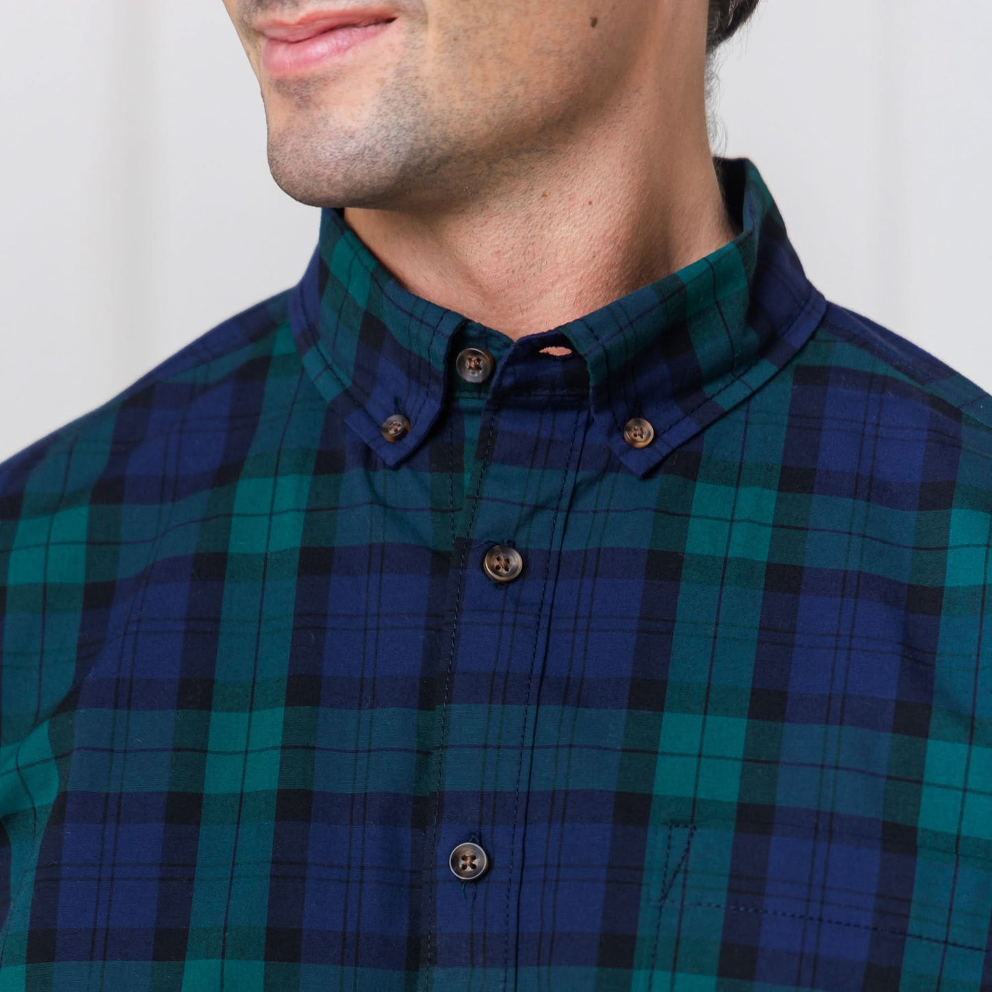 Stretch Poplin Button Down Shirt