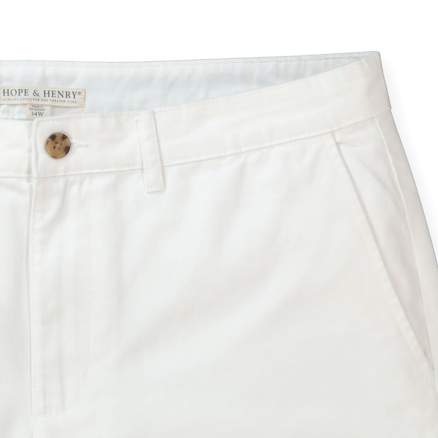 Organic 9" Stretch Chino Short