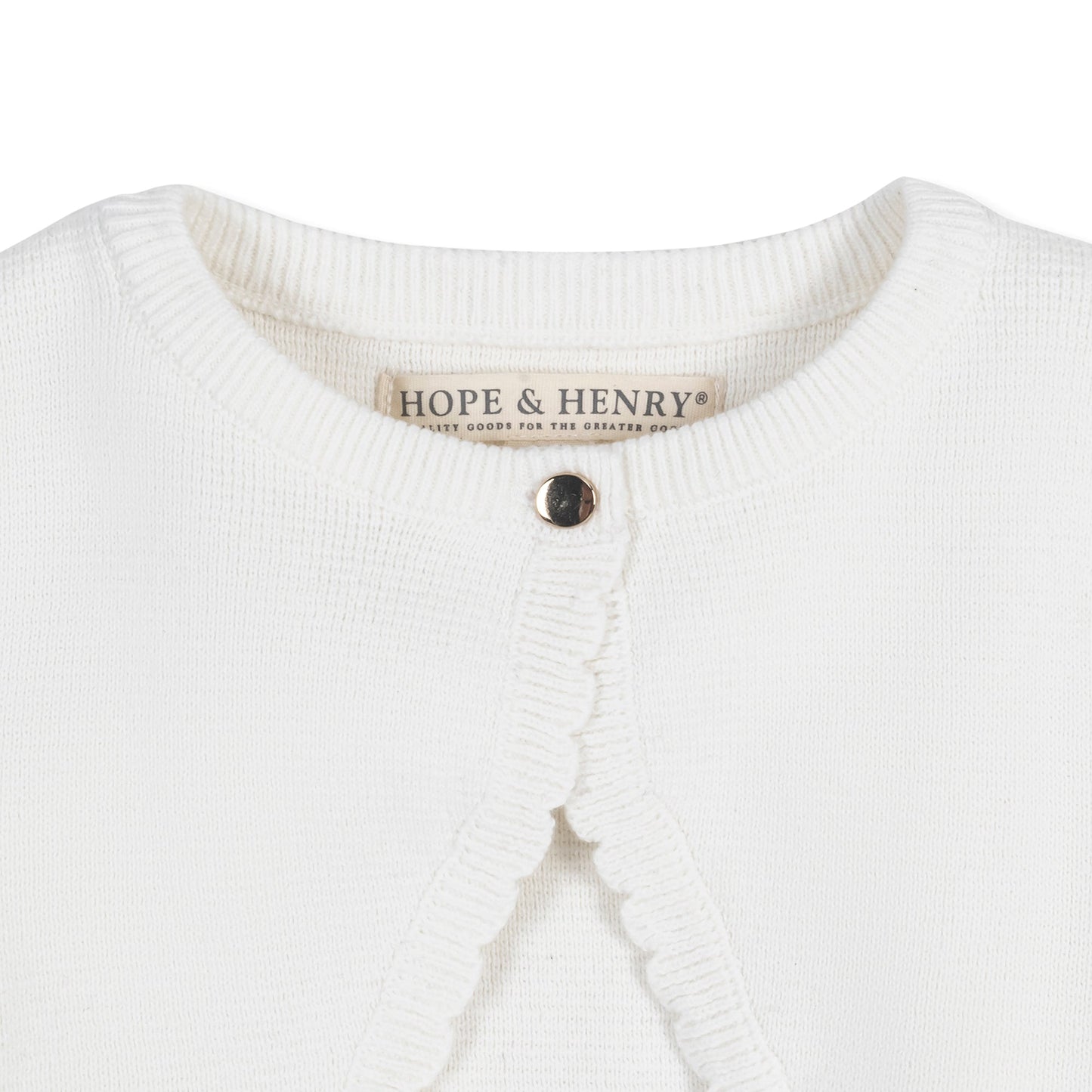 Organic Cropped Milano Cardigan - Baby