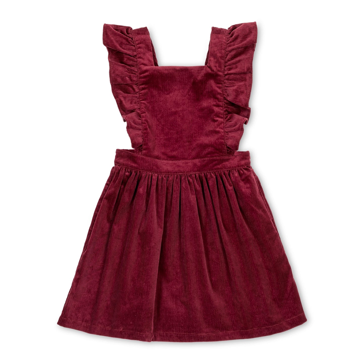 Organic Corduroy Ruffle Jumper