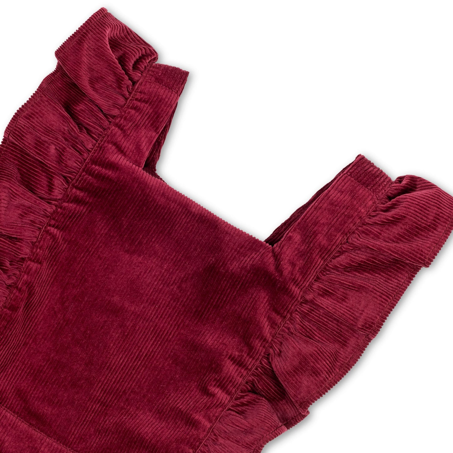 Organic Corduroy Ruffle Jumper