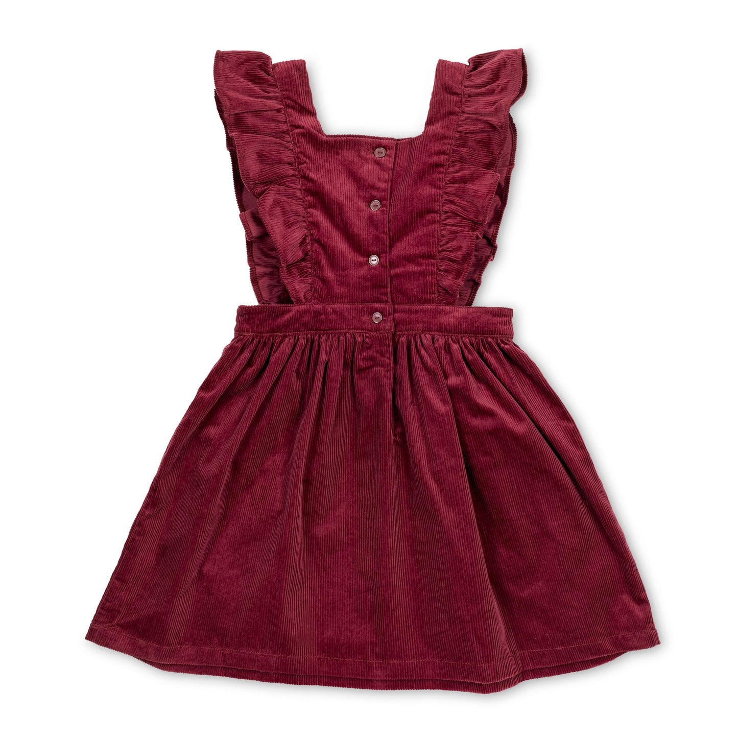 Organic Corduroy Ruffle Jumper