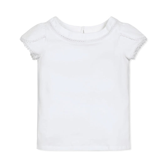 Organic Knit Top with Tulip Sleeves - Baby