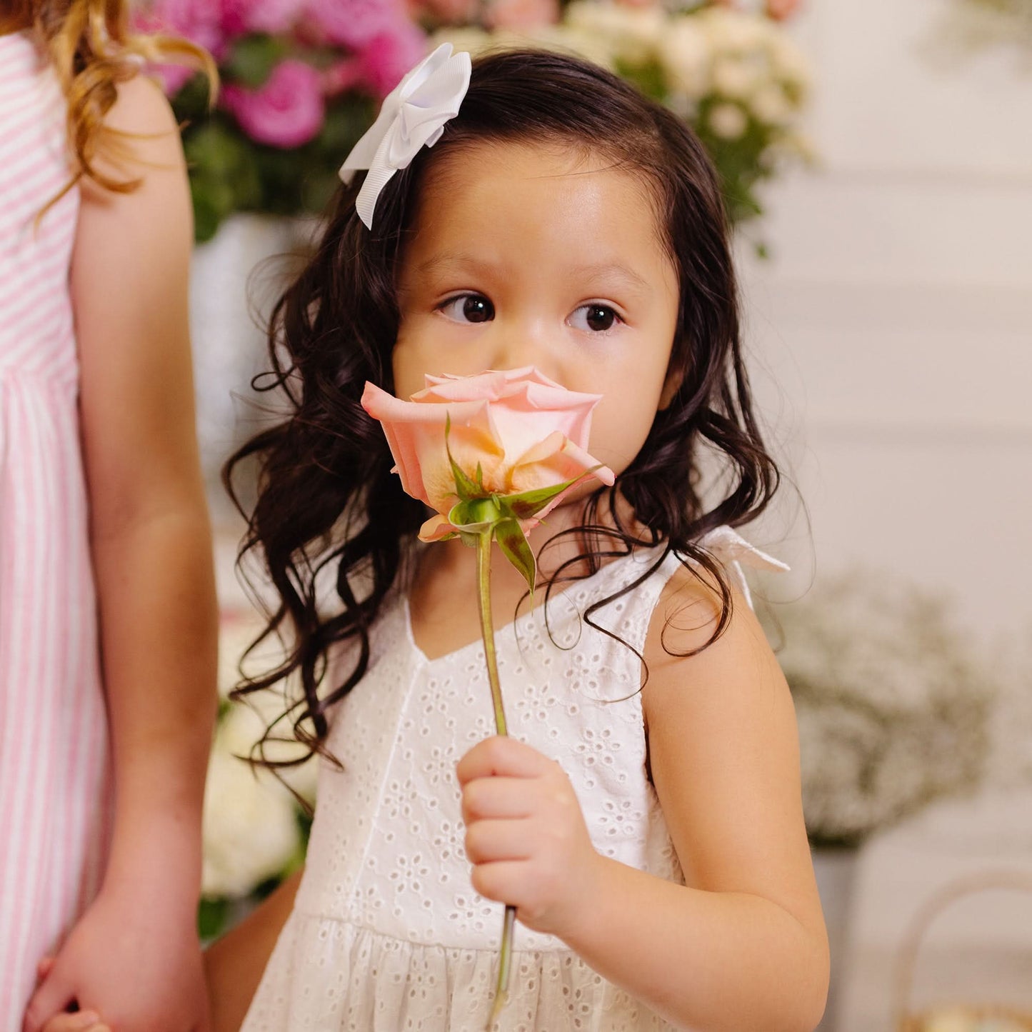 Bow Shoulder Organic Swing Dress - Baby